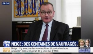 Neige : "On nous a donné des prévisions de précipitations qui ne sont pas d'une grande précision" estime le préfet de la Loire
