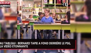Au Tableau : Bernard Tapie à fond derrière le PSG, la vidéo étonnante