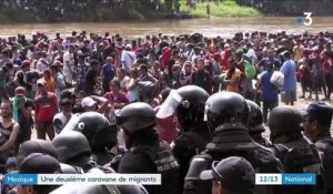 Mexique : une deuxième caravane de migrants arrive