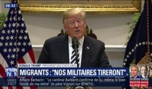 Caravane de migrants : "nos militaires tireront" prévient Donald Trump