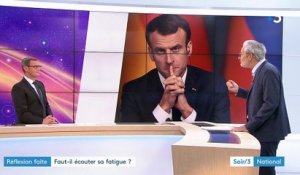 Emmanuel Macron ressent la fatigue "comme s’il était un homme normal"