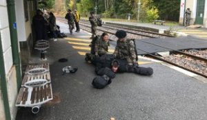 Exercice "Choucas" en Isère avec les réservistes de l'opération Sentinelle