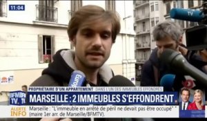 Marseille: un copropriétaire d'un immeuble effondré assure que "tout était aux normes"