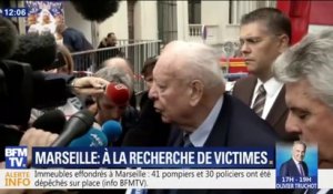 Marseille: Gaudin assure que "la ville fera tous les efforts nécessaires pour reloger les habitants"