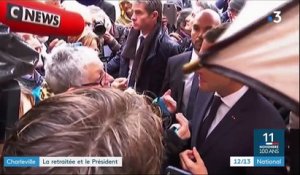 Charleville-Mézières : quand une retraitée interpelle Emmanuel Macron