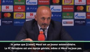 Groupe B - Spalletti : "Mieux d'affronter Barcelone sans Messi"