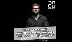 Nicolas Mathieu remporte le prix Goncourt 2018