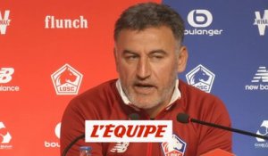 Galtier «Il faut relativiser le score de 2-1 à Paris» - Foot - L1 - Losc