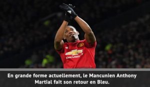 Equipe de France : Martial, le grand retour