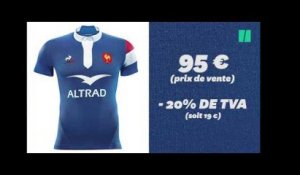 France-Afrique du Sud: le maillot de rugby "made in France" n'est pas forcément plus cher