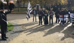 Centenaire de la guerre 14-18: hommage des militants Bretons
