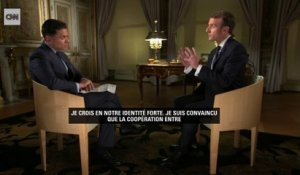 Macron sur CNN: "Les nationalistes ont une approche unilatérale basée sur la loi du plus fort"