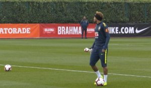 Brésil - Neymar à l'entraînement ? Peut mieux faire...