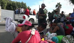 Mexique: les migrants arrivent à la frontière américaine