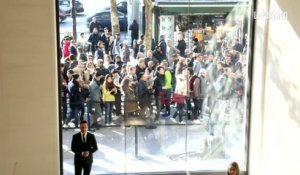 Paris : Apple fête sa nouvelle boutique avec ses fans… et ses détracteurs
