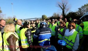 Mouvement des gilets jaunes: ambiance à Avignon-Nord