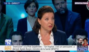 Pitié-Salpêtrière: Agnès Buzyn maintient que "c'était une intrusion ressentie de manière très violente par le personnel"