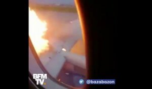 Ces passagers ont filmé l’atterrissage de leur avion en feu à Moscou