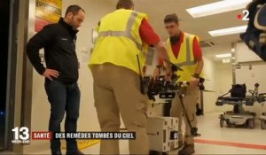 Regardez ces incroyables images de drones qui livrent... des organes aux hôpitaux ! Vidéo