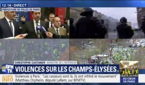 Gilets jaunes: Christophe Castaner annonce 8000 personnes mobilisées à Paris, dont 5000 sur les Champs-Elysées