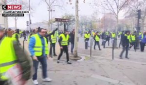 Affrontements violents entre plusieurs individus et des forces de l'ordre à Paris