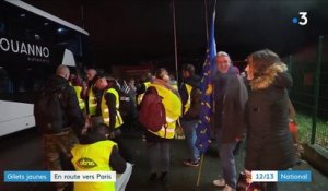 "Gilets jaunes" : les manifestants sont en route vers Paris