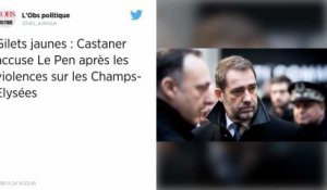 "Gilets jaunes" : Christophe Castaner accuse Marine Le Pen des violences à Paris