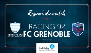Racing 92 - Grenoble : le résumé vidéo