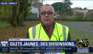 Yves Garrec, gilet jaune à Toulouse, soutient "à 100%" les deux journalistes de BFMTV agressés samedi
