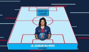 Le 11 du mois - Cavani domine en novembre