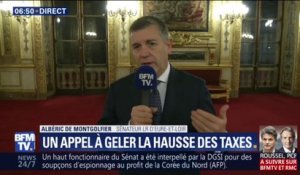 Pour Albéric de Mongolfier, sénateur LR d'Eure-et-Loire, la hausse des taxes sur les carburants "n'est pas acceptable" sans un accompagnement