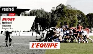 Bourgoin vs Nice, bande-annonce - RUGBY - FÉDÉRALE 1