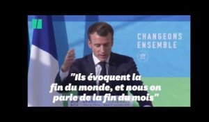 "Fin du monde vs fin du mois", cette expression utilisée par Macron a un air de déjà-vu