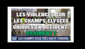 Pour BFM TV, les violences sur les Champs-Elysées étaient uniques en occident. Vraiment?