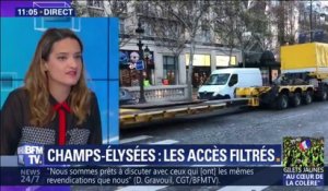 Gilets jaunes: comment fonctionnera le filtrage sur les Champs-Elysées samedi ?