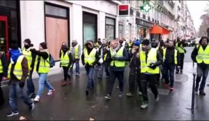 Gilets jaunes Vosgiens et Haut-Saônois à Paris où la tension est palpable