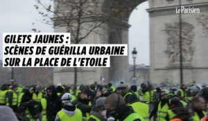 Gilets jaunes : scènes de guérilla urbaine sur la place de l'Etoile