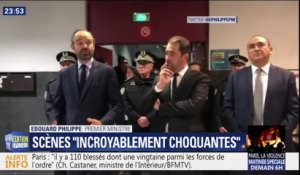 Devant les forces de l'ordre, Edouard Philippe décrit des scènes "incroyablement choquantes"