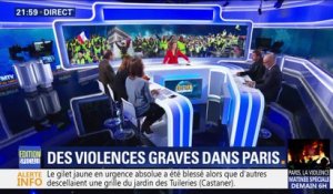 Gilets jaunes: violences et dégâts en plein Paris