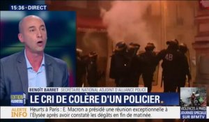 "On va encore envoyer samedi des collègues se faire matraquer?" Un policier scande sa colère sur BFMTV après les violences à Paris