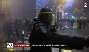 Affrontements à Paris : les forces de l'ordre pris pour cible