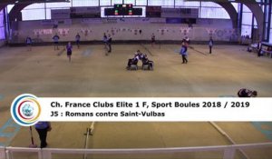 Premier tour, tir progressif, France Club Elite 1 F, J5,  Romans contre Saint-Vulbas, saison 2018/2019