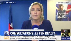 Marine Le Pen: "On vote des lois qui ne sont pas acceptées par la moitié des Français"