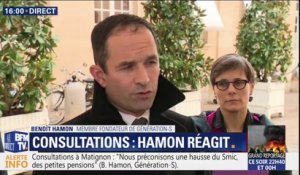 Consultations: Benoît Hamon demande la mise en place d'un "référendum sur l'instauration de la 6ème république"