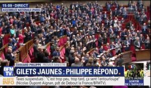 Les députés se lèvent pour saluer les forces de l'ordre mobilisées lors des manifestations samedi