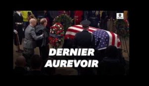Aux Obsèques de George Bush, l'adieu de Bob Dole a profondément ému