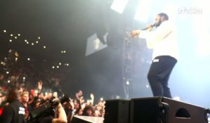 Damso sur la scène de l’AccorHotels Arena