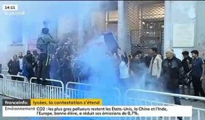 Manifestation des lycéens: Environ 200 établissements bloqués aujourd'hui - Plusieurs incidents recensés en France - VIDEO