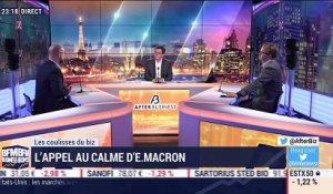 Les coulisses du biz: L'appel au calme d'Emmanuel Macron - 05/12