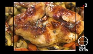 Gourmand - Poulet en crapaudine cuit au four